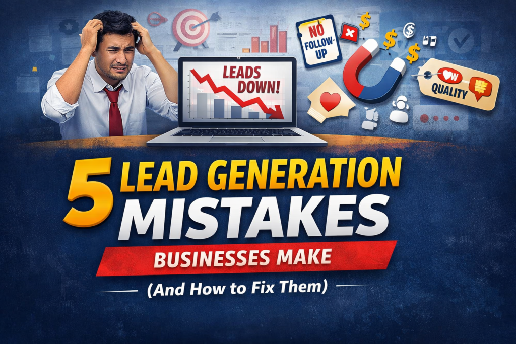 5 Lead Generation Mistakes Businesses Make (And How to Fix Them)
